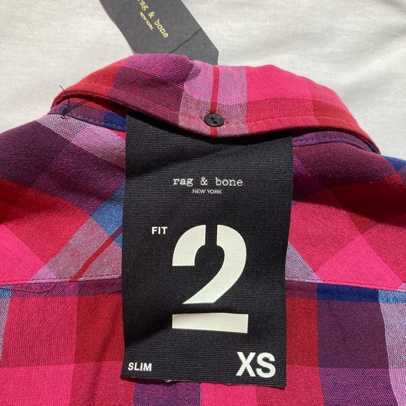 Men’s Rag & Bone New York Tomlin button down shirt! Size XS, NWT! $250.00! - Picture 6 of 7